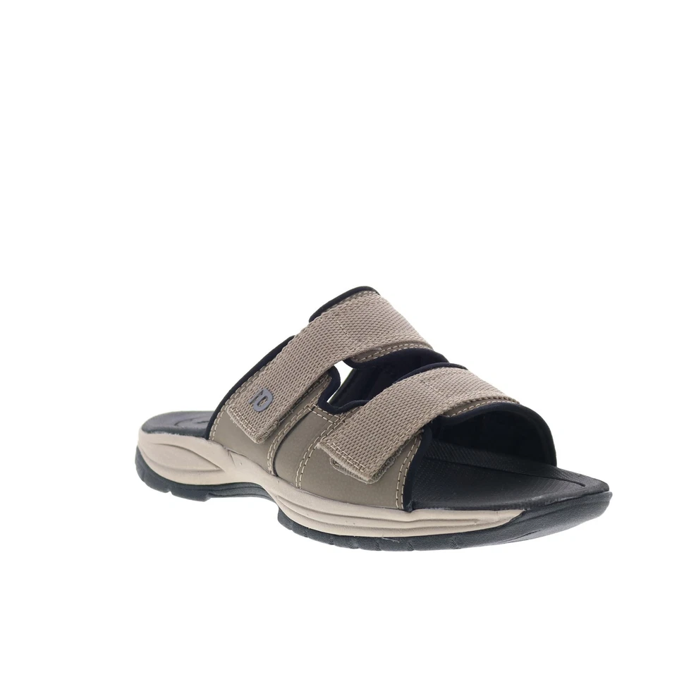 Sandalias Dunham Newport Slide aptas para el agua para hombre marrón extra anchas 4E zapatos Foto 2 de 4