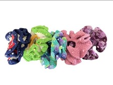 Hair Scrunchies Crochet Women's With Pony Beads Size XL