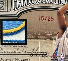 2004-05 Fleer Sweet Sigs Hardcourt Heroics Jerseys Dual #GA Garnett/Anthony /25