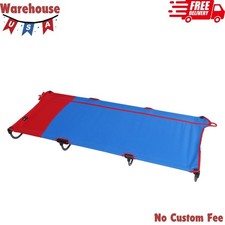 Kids Nap Cot w/ Zipper Cover Portable Toddler Sleeping Cot, 55 x 24 x 6 in