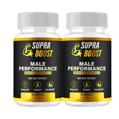 2-Pack Supra Boost Capsules   SupraBoost for Men Vitamin Complex - 120 Capsules