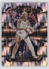 2024 Panini Select WNBA Concourse Silver Flash Prizm A'ja Wilson #86 06y2