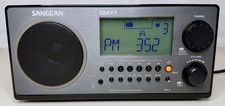 SANGEAN WR-2 AM/FM/RDS Black Radio Receiver LCD Digital Tuner