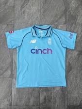 England New Balance ODI Cricket Shirt Medium 2021 