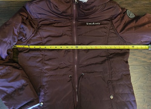 Cappotto invernale donna Bebe bordeaux con interno pelliccia sintetica bianca XLarge/2xl Revrsbl - Foto 2 di 10