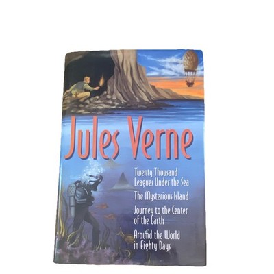 4 complete novels TWENTY THOUSAND LEAGUES UNDER THE SEA, THE MYSTERIOUS Verne 