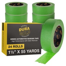 1-12 Inch 1.41 In X 55 Yd Automotive Masking Tape 24 Rolls - Heat Resistant 1-12 Inch 1.41 In X 55 Yd Automotive Masking Tape 24 Rolls - Heat Resistant