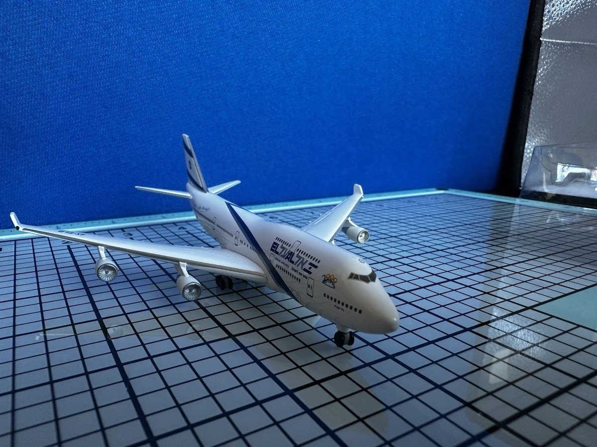 herpa　ヘルパ｜ISRAEL AIRLINES｜BOEING747−400 Herpa 1:500 Boxed Israel Airlines “Holy Land 2000” Boeing