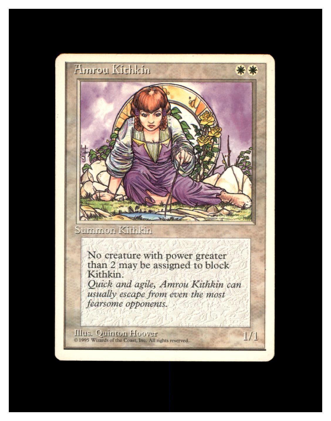 Amrou Kithkin 252 Common Fourth Edition Magic: The Gathering Near Mint