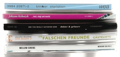 5 CDs DEUTSCHE BANDS Die Falschen Freunde + Mellow Sirens + Blinker + 2 weitere!