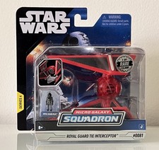 Star Wars Micro Galaxy Squadron ROYAL GUARD TIE INTERCEPTOR 0081 Rare 1 15 000