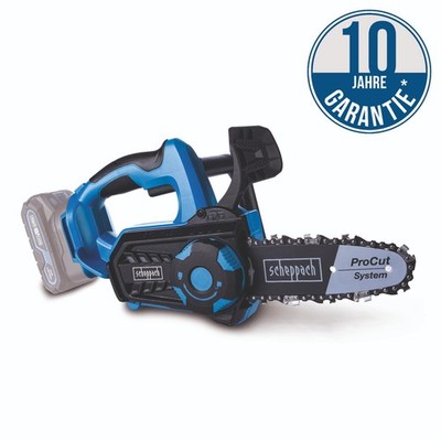 Scheppach Akku Mini Kettensäge BC-TCS200-X | Schnitt 17,5cm | 20V-IXES-Serie