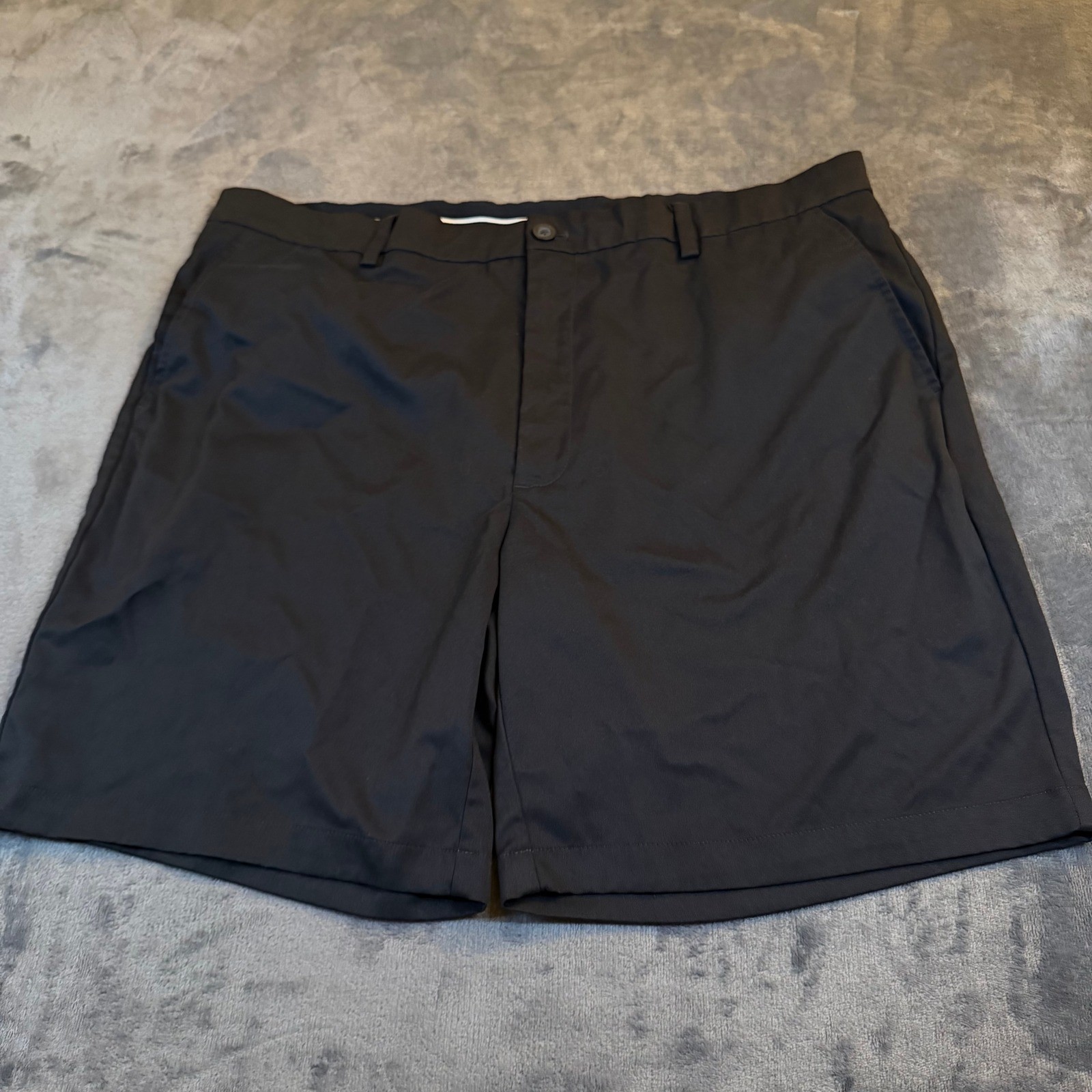 Amazon Essentials Black Flat Front Classic Fit Sh… - image 1