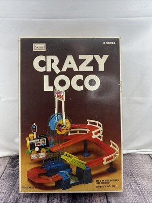 Vintage Crazy Loco Train Sears 1970 Original Box, Complete Set, Read Description
