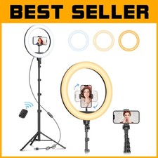Professional RGB Ring Light for Makeup  Streaming
