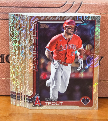 2025 Topps 582 Montgomery ANGELS TEAM SET (22) Series 1 & 2 SP Foil Complete