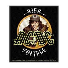 Image of AC/DC Standard Patch: High Voltage Angus