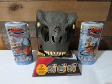 Mattel Jurassic World Rebirth T-Rex Rage N Roar Mask with LED Light Up Eyes