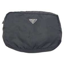 Prada Tessuto Pouch Women Black One Size