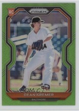 2021 Panini Prizm Tier III Lime Green Prizm /125 Dean Kremer #232 v1i