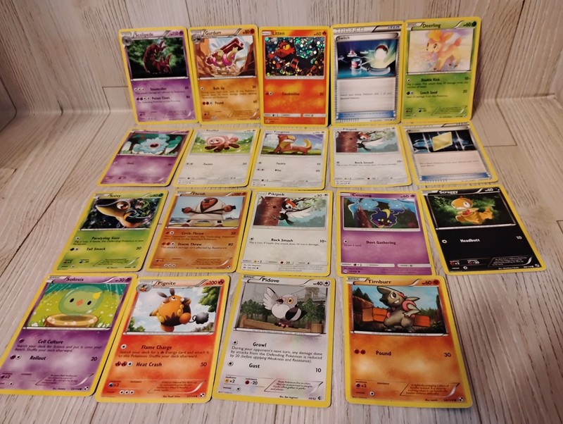 2011-2017 Assorted Pokémon Card Lot of 18. Some Holo