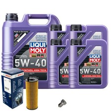 Motoröl 5W40 LIQUI MOLY Synthoil High Tech 9L+BOSCH Ölfilter+Ölablassschraube Motoröl 5W40 LIQUI MOLY Synthoil High Tech 9L+BOSCH Ölfilter+Ölablassschraube