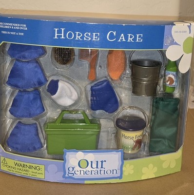 NEW Our Generation HORSE CARE Accessories Grooming For 18 Inch Doll NIB Target 