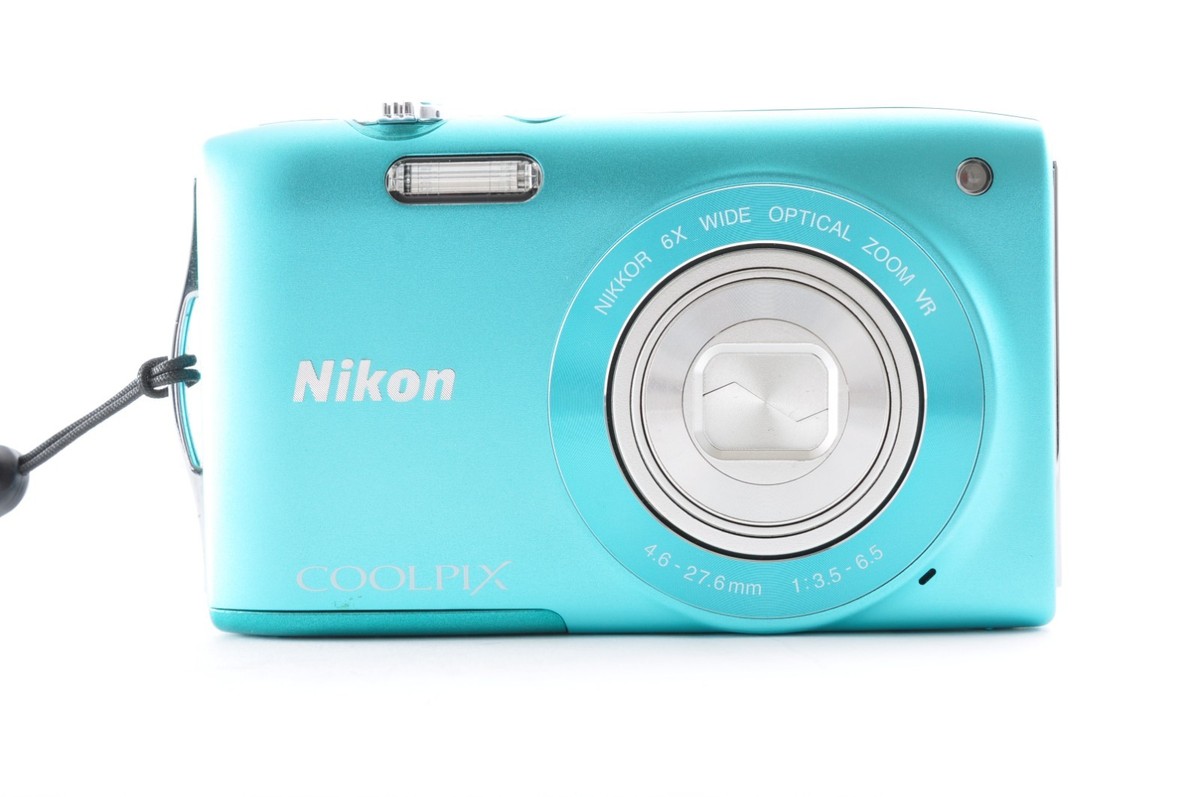 Nikon Coolpix S3300 Mint Green Near Mint Compact Digital