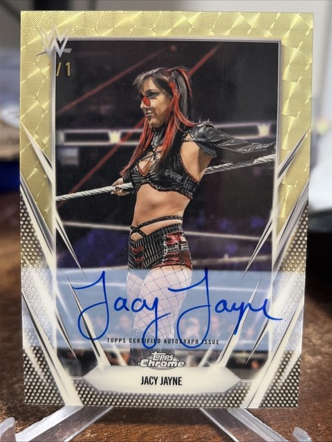 2026 Topps Chrome WWE JACY JAYNE SUPERFRACTOR Auto 1/1 #BCA-JAJ Autograph