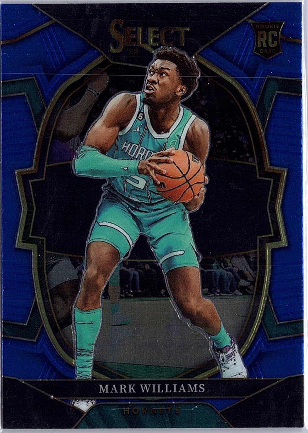 2022-23 Panini Select #93 Mark Williams Blue Prizms