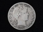 1907-S Barber Silver Half Dollar Very Good 10813