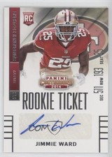 2014 Panini Contenders Jimmie Ward (Sec Row Seat) #142 Auto 0m0