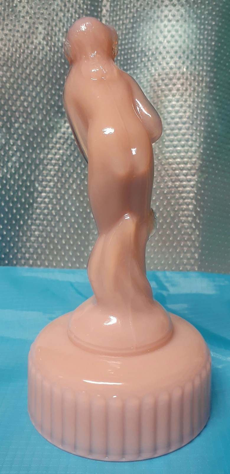 Imperial Glass NUDE Venus Rising Lady Bashful Charlotte Pink Opaline Figure