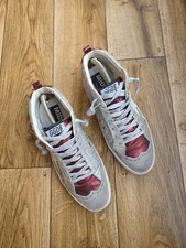 GOLDEN GOOSE MID STAR GLITTER SNEAKERS SIZE 39 EU, 8.5 US, 6 UK