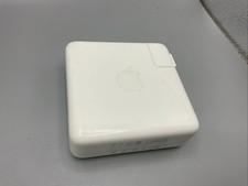 Original USED APPLE 87W USB-C Power Adapter Charger White Check Photos For Info