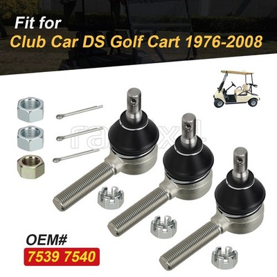 Tie Rod Ends for Club Car DS Golf Cart 1976-2008 Steering Gear Box Drag Link