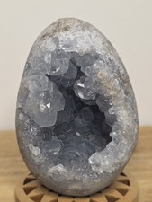 Blue Celestite,Crystal Egg, Natural Gemstone Druzy Crystal Egg