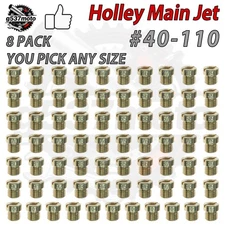 💎YOU PICK ANY SIZE💎Holley Carburetor GAS MAIN JETS KIT 40-110 1/4-32 8 PACK
