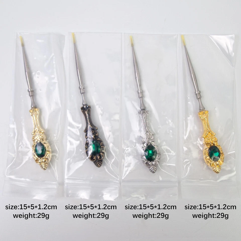 Herramienta de ganchillo de acero inoxidable de agarre cómodo punzón de costura de agarre cómodo 1 pieza Foto 3 de 4