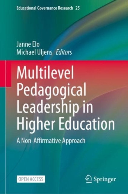 Springer Multilevel Pedagogical Leadership In Higher Education - Image 2