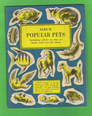 #T12.   1954   VITABRITS / NABISCO  SET (66)  POPULAR PETS  CARDS IN ALBUM
