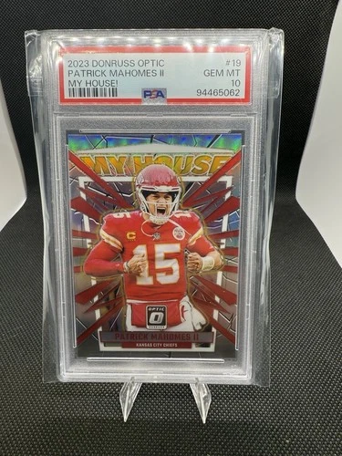 2023 Donruss Optic Patrick Mahomes II- “My House!” PSA 10