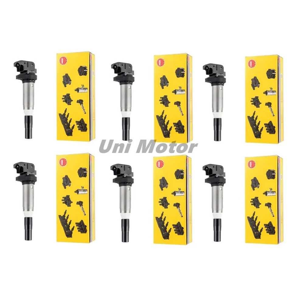 12130495289 6 piezas OEM NGK bobina de encendido para BMW 325i 2003-2006 525i 2003-2007 Foto 2 de 4