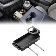 Aluminum Car Front Center Seat Headrest Organizer Compatible With 2011-2025 F...