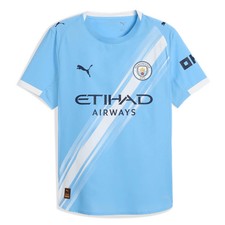 Puma 2025-26 Manchester City Men's Authentic Home Soccer Jersey