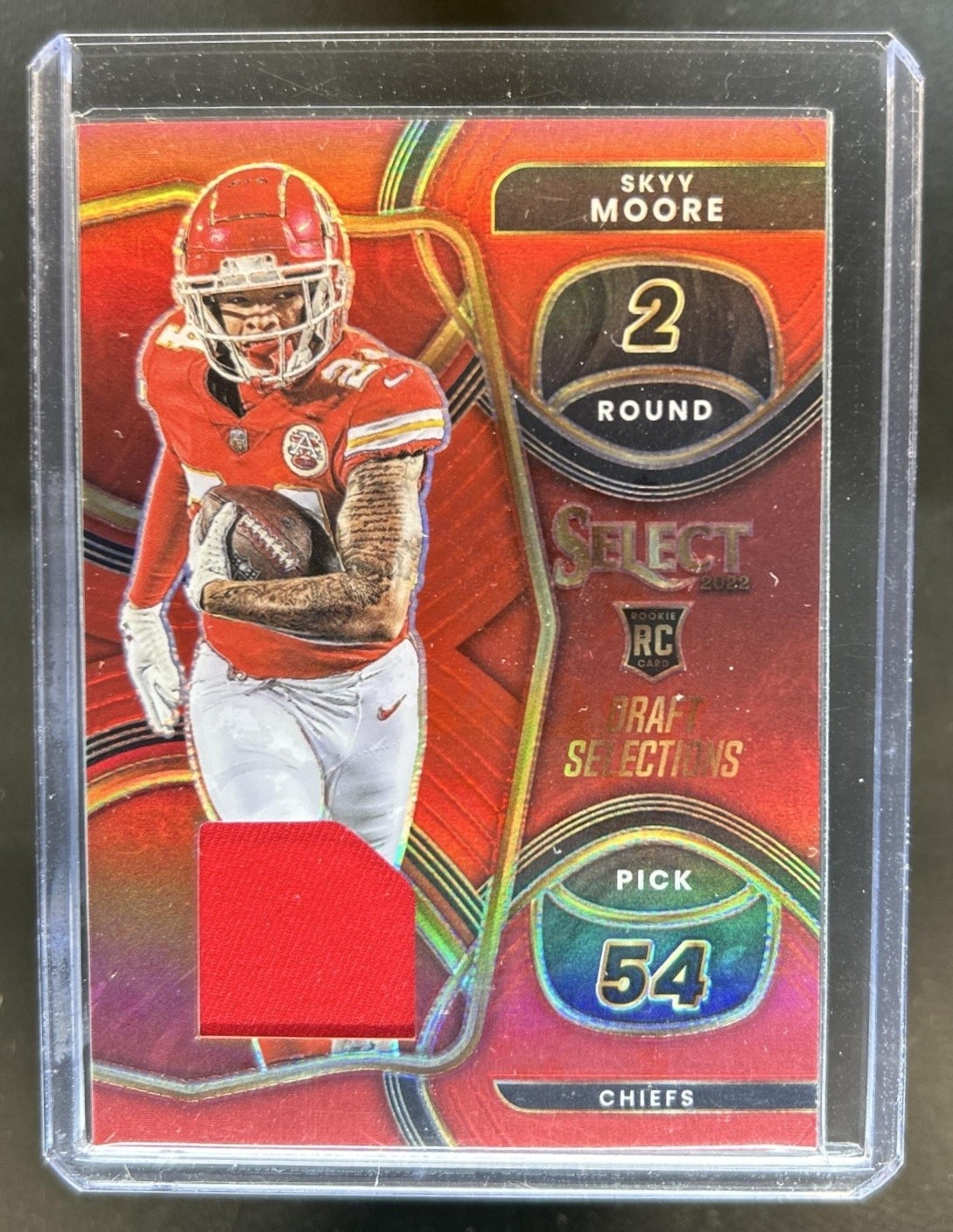 Skyy Moore Panini Select Draft Selections Memorabilia #DS18 Red