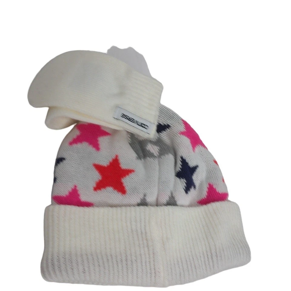 Converse Americana Stars Conjunto de Sombrero y Mitón Bebé Infantil 12-24 Meses Nuevo Foto 4 de 4