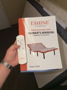 Twin XL Adjustable Bed Base + Mattress - LikeNew