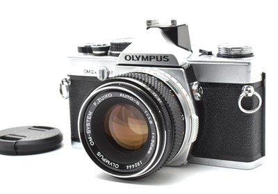 tested【NEAR MINT】Olympus OM-2N silver/ F.Zuiko auto-S 50mm F/1.8 From Japan