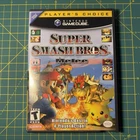 Super Smash Bros Melee GameCube CIB, Tested Disc Box Manuals VTG GAME NINTENDO